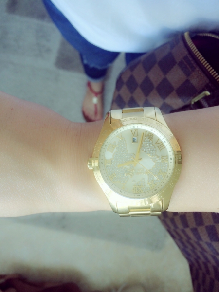 michael kors mk 5959 layton gold blogger 