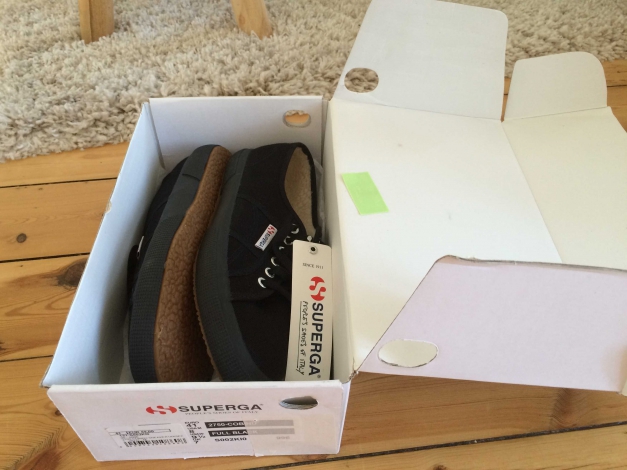 Superga Sneaker NEU schwarz mit Fell 41