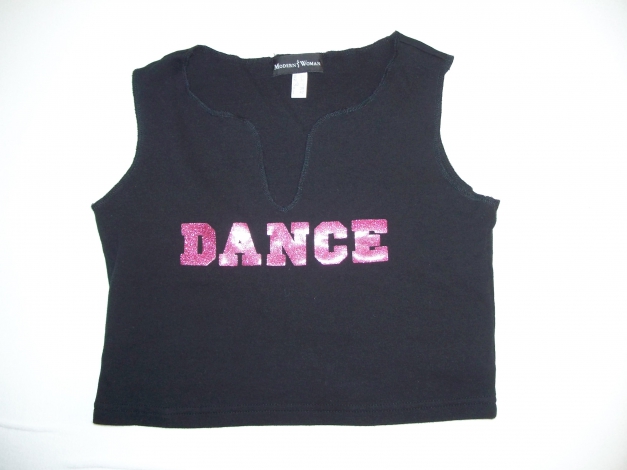 MODERN WOMAN// Schwarzes Kurz-Top 