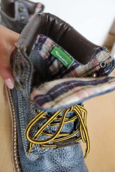 Stiefel Usedlook-Leder