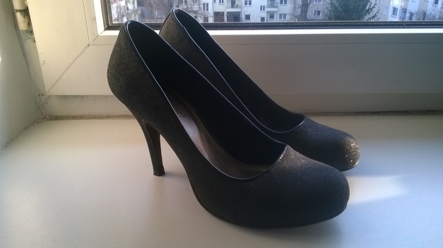 glitzernde Van der Laan Pumps 