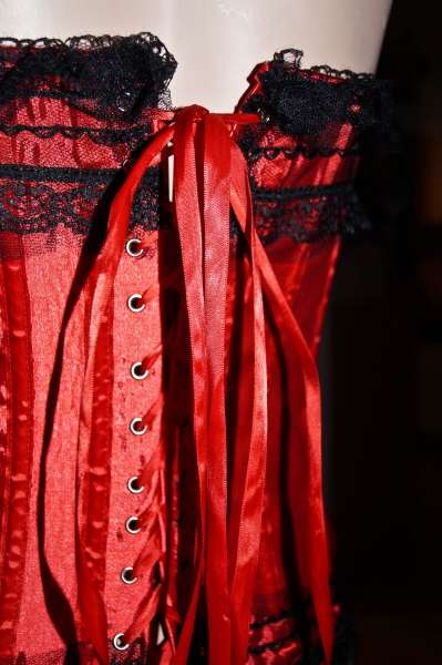 NEU: Sexy Vollbrustkorsett + Minirock / Burlesque