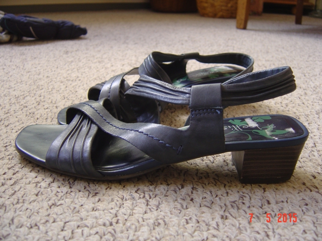 Sandale/Sandalette in blau