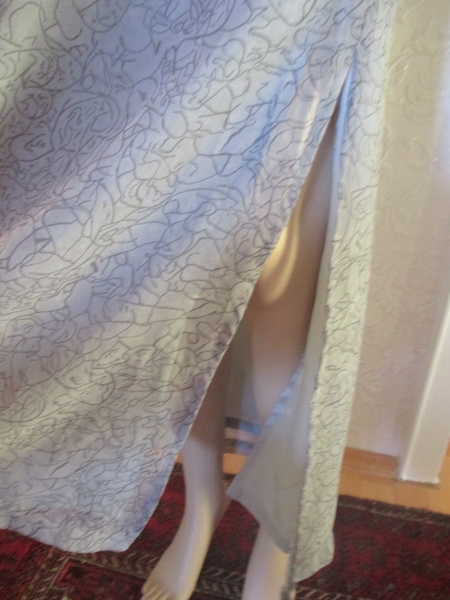 NEU Abend Ball Seiden Chiffon Blüten Etui Spaghetti- Träger Elfen Kleid 