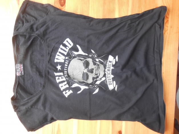 schwarzes Frei.wild T-Shirt, Gr. 38/S