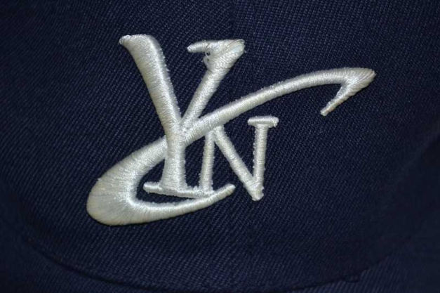 New York Cap in dunkelblau/weiß