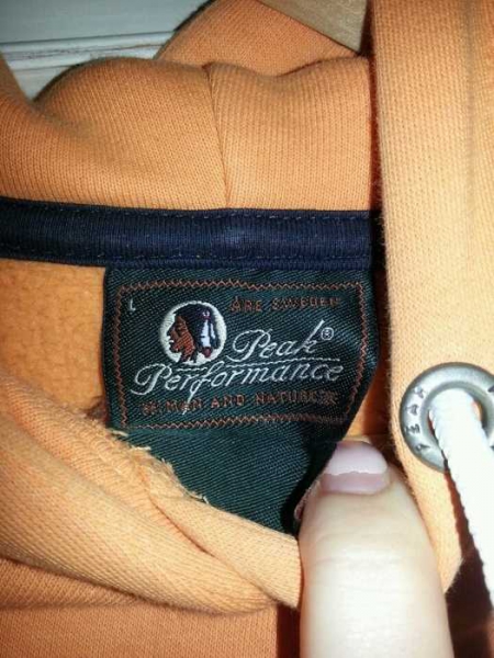 NEU Hoodie in orange 36-40