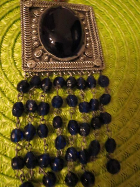 Vintage Kette mit Anhänger, 51 cm