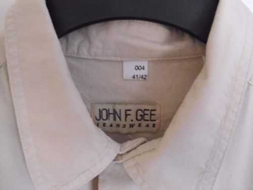 John F. Gee Herren Business-Hemd Gr. 41/42 Topzustand