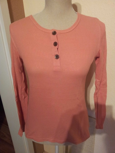 süßes rosa Langarmshirt
