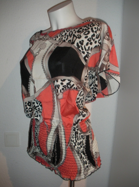 Tunika-Stylisch-Coralle Gr. 38 Neu