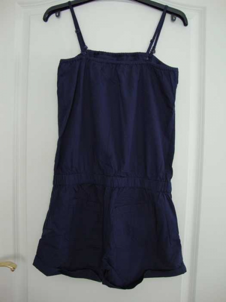 Toller Dunkelblauer Playsuit, Overall  