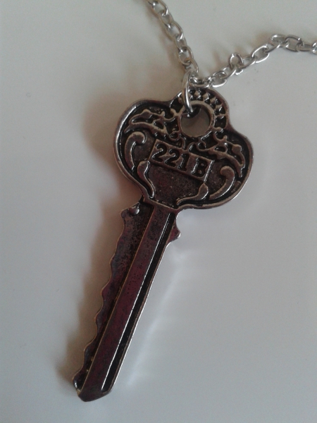 Sherlock Schlüsselkette, 221b Anhänger