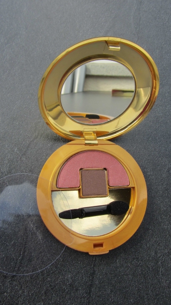 Lidschatten Duo in Rosa (Rosenholz) / Mittelbraun von Masters Colors Paris