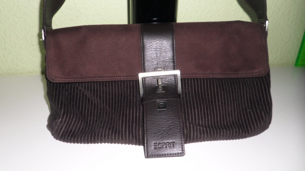 Esprit Handtasche - Clutch - Umhängetasche - im Materialmix - Top-Zustand - 