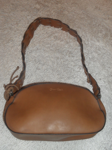 Umhängetasche cognac braun