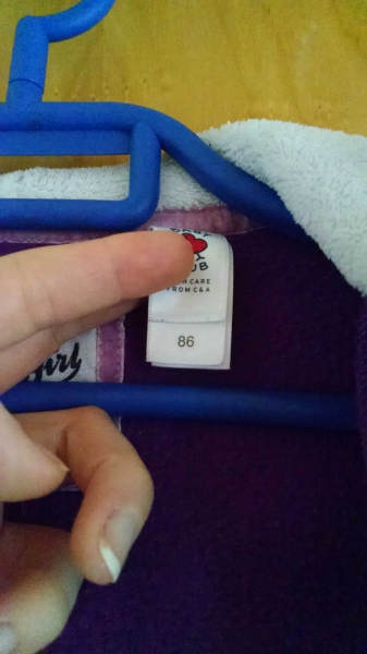 Übergangs-Sweatjacke Gr. 86 in lila