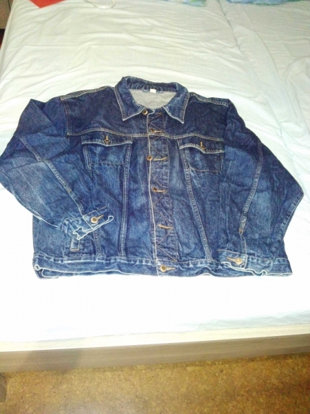 Klassische Jeansjacke blau