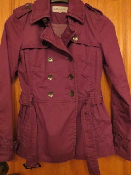 Jacke, Kurzmantel, Gr.36/S, lila