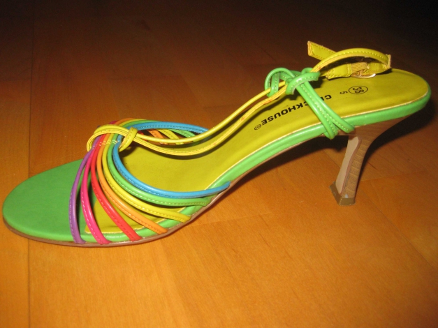 Bunte Sandalen