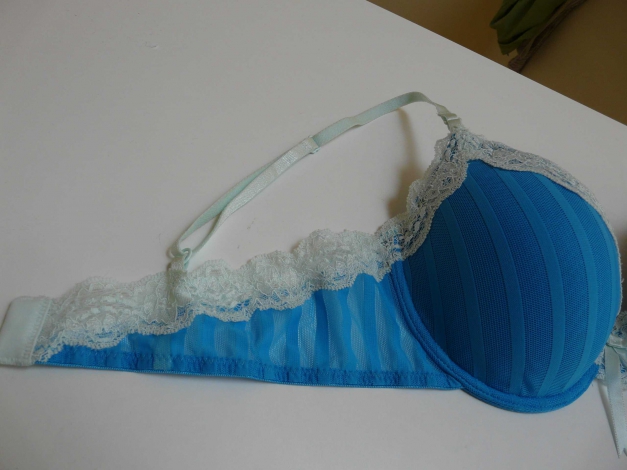 Elle Macpherson Intimates BH 80B Sheer Ribbons Blau