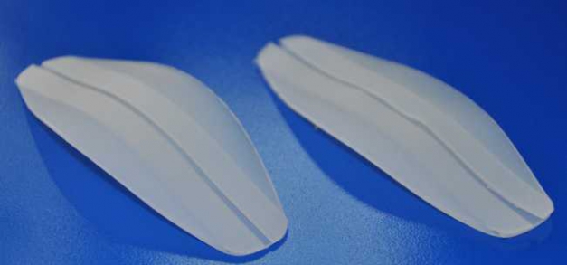  BH - Trägerkissen Silikon, Shoulder Pads, weiß