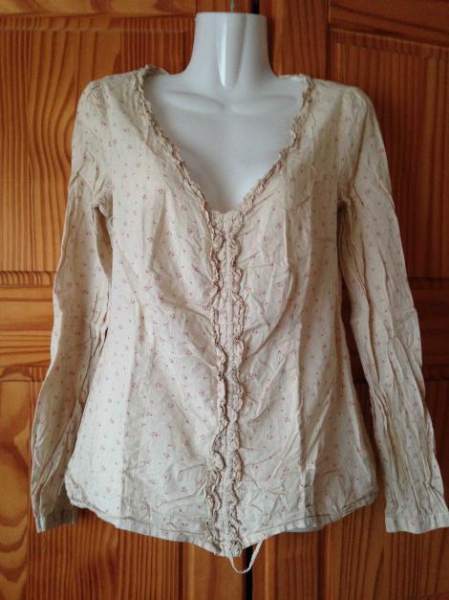 beige Bluse, Esprit,