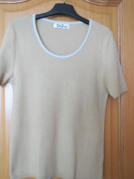 Oberteil/Shirt,beige,Kurzarm