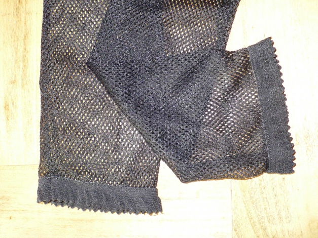 VINTAGE schwarze Handschuhe Netz, Gothic