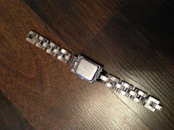 Fossil Damenuhr Armbanduhr Uhr Silber mit Perlmutt Muschel Ziffernblatt