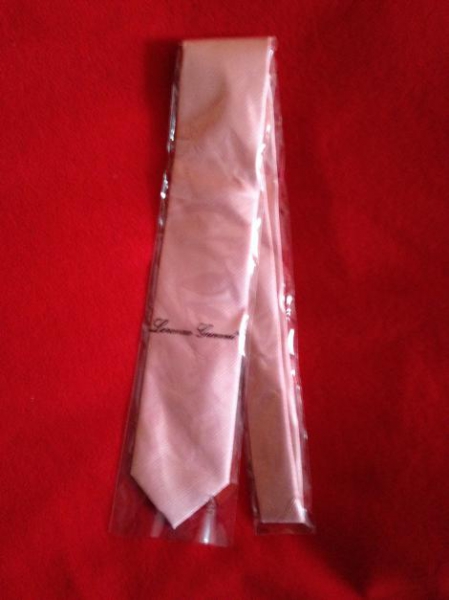 NEU Krawatte, Schlips, Seide, rose von Lorenzo Guerni