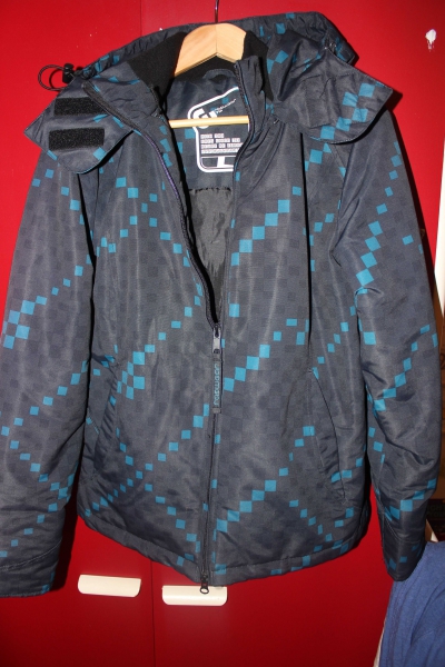 warme, schöne Regenjacke