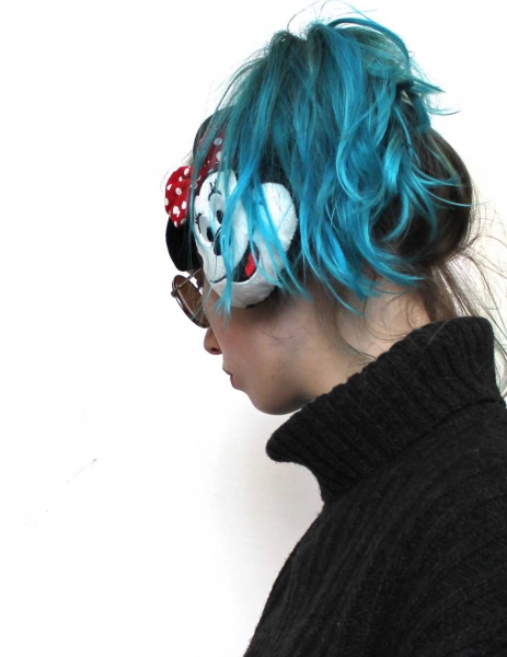 -- Ohrenschoner -- Minnie Mouse Ohrenwärmer mit Schleifen