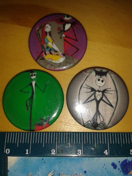 The Nightmare before Christmas Buttons