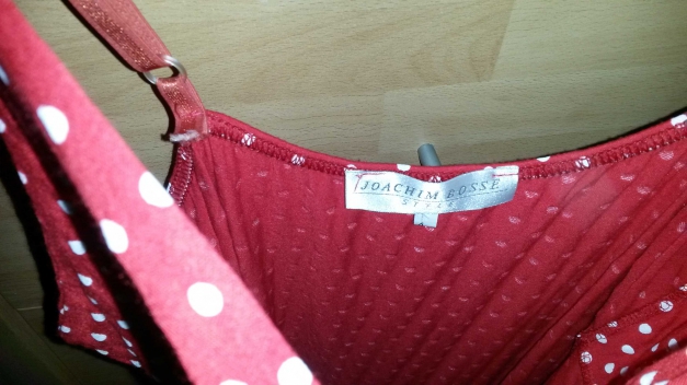 rot, gepunktetes Kleid vpn Joachim Bosse | Größe 4