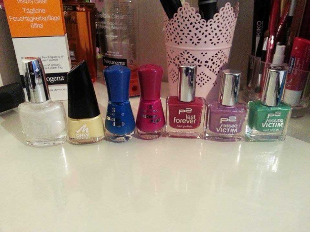 7 Nagellacke von verschiedenen Marken - NEU!