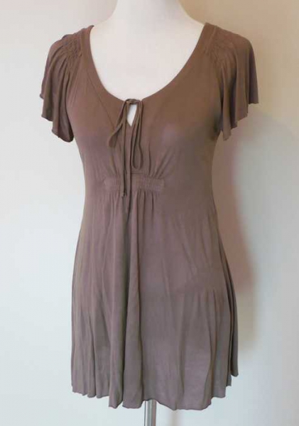 Leichte Esprit Viskose Tunika Longshirt XS S