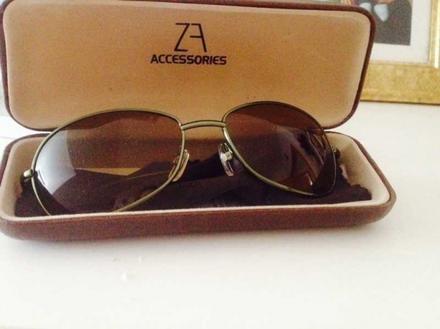 Sonnenbrille Gold/Braun