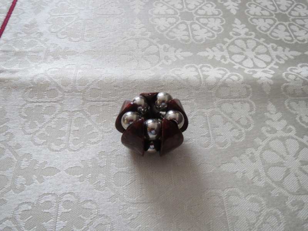 Schalbrosche, sehr praktisch, braun, neu