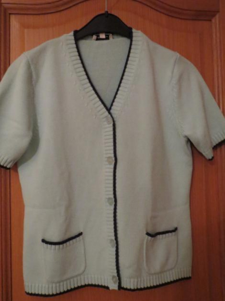 Sommerpullover,Kurzarm,hellblau