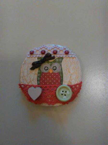 DIY Eulenspiegel, ca. 5cm groß, Individualisierbar!