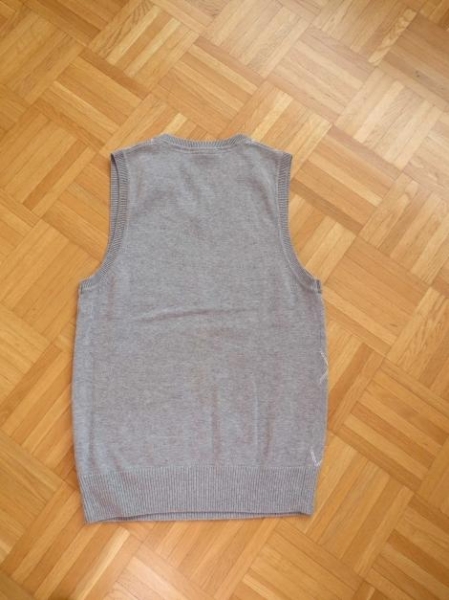 Pullunder,neu,Rautenmuster,grau,Gr.38/S