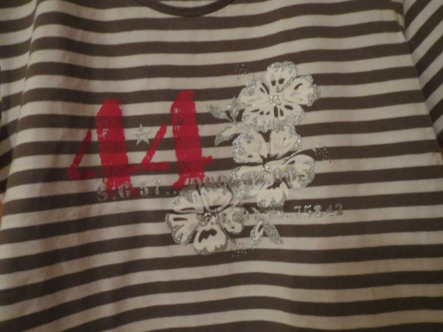 T- Shirt, gestreift, Kurzarm