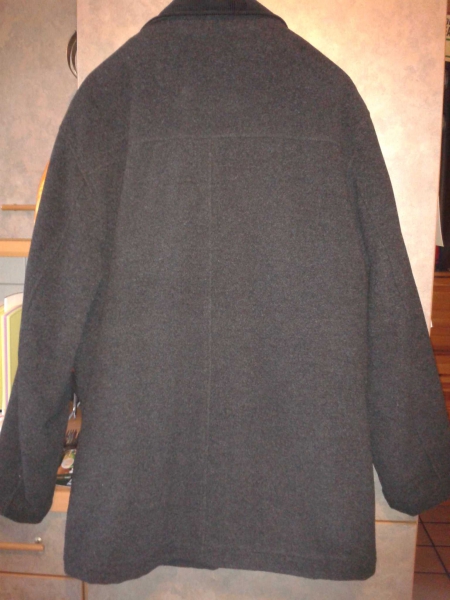 Herren Kurzmantel mit Wolle