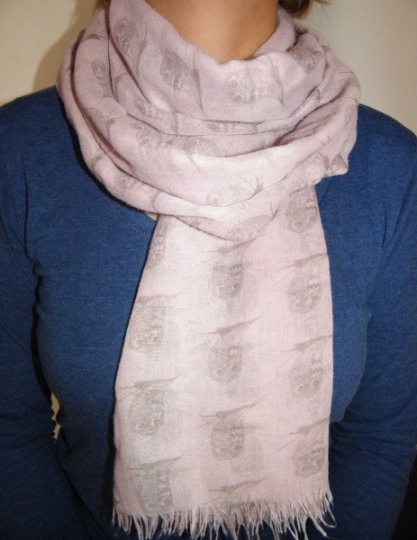 Tuch Schal Eulentuch