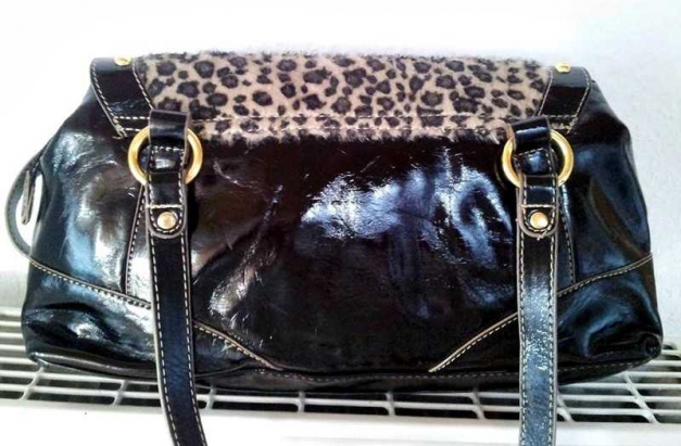 Süsse Tasche mit Leopardfellmuster / David Jones