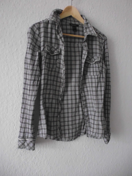 karierte Bluse Mango 