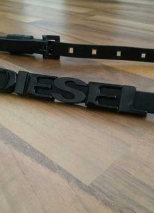 Ledergürtel Diesel Gr. 36 S 85 cm schwarz NEU