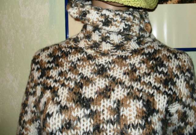 Pullover, Strick mit Kragen von Multiblue S/36 gemustert