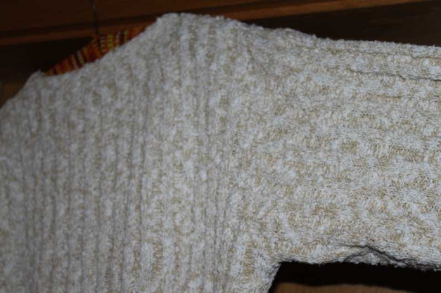  Pulli beige-weiss vintage